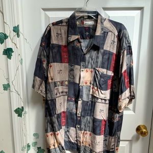 Pierre Cardin Mens Multicolor Short Sleeve shirt